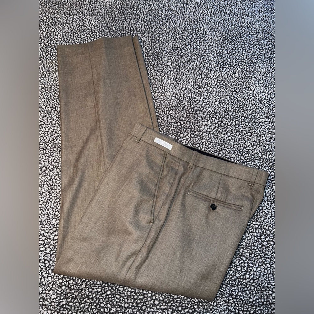Men’s Perry Ellis Portfolio dress pants - brown - size 34/30 - Folio-Flex
